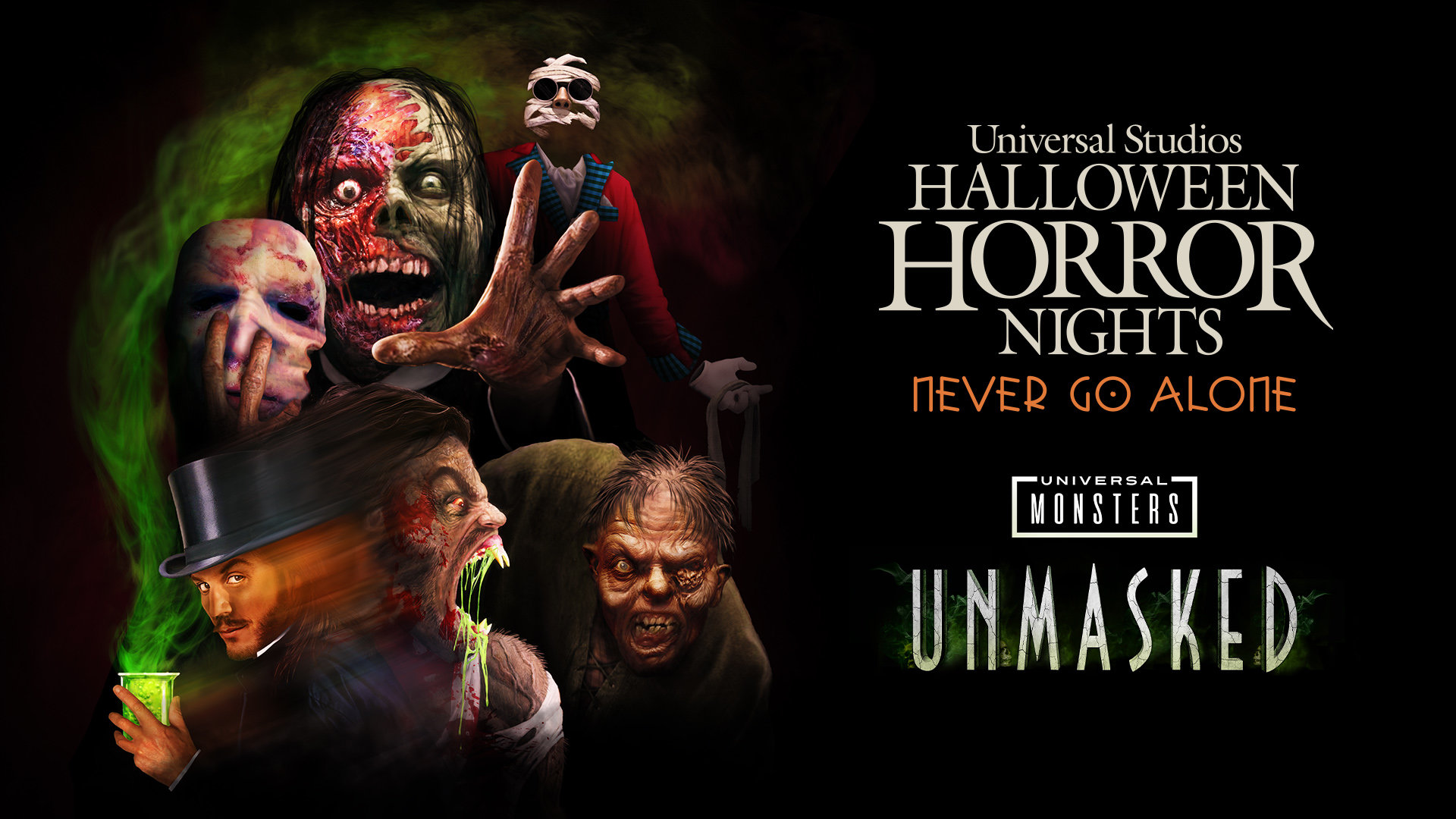 universal monsters hhn poster